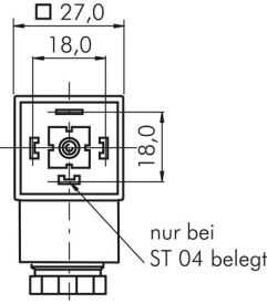 Normstecker für Magnetspulen